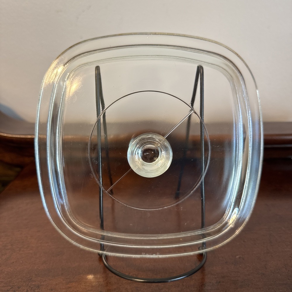 P-7-C Pyrex Clear Glass Square Replacement Lid